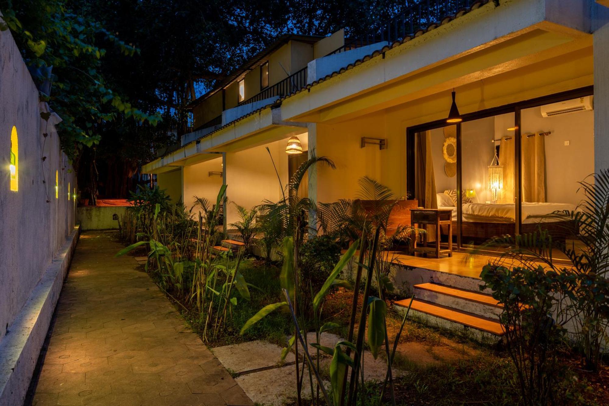 The Banyan Soul Hotell Anjuna Exteriör bild